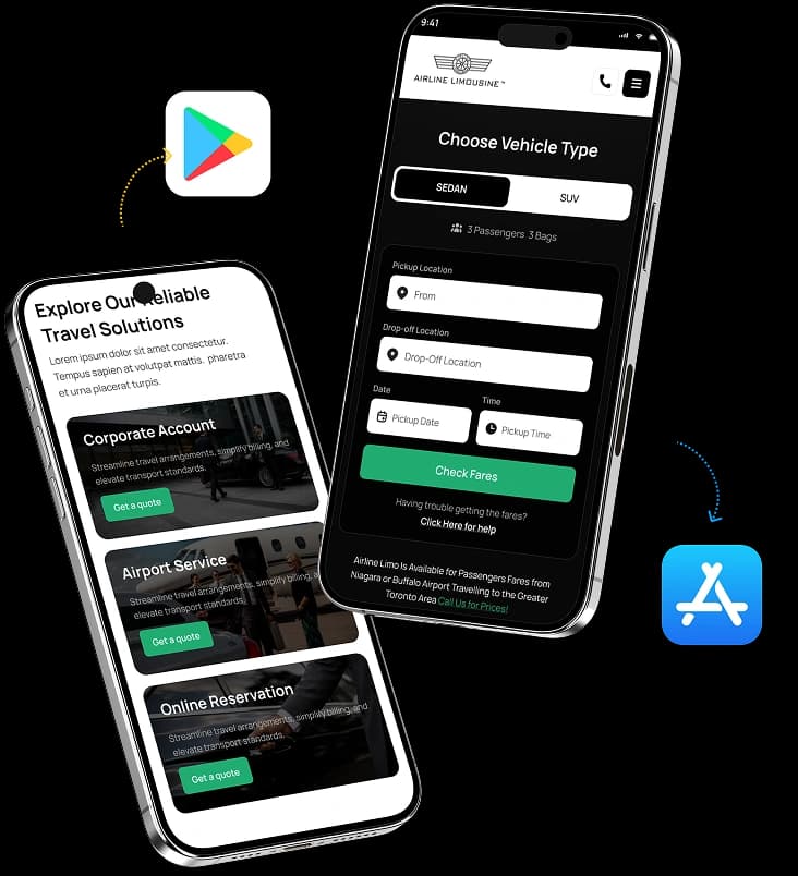 Book the way mobile app