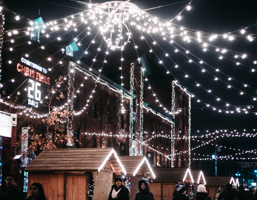 Toronto Christmas Market at the Distillery District